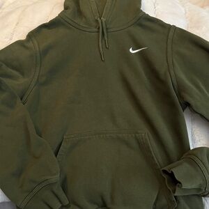 Nike Men's Forest Green Pullover Hoodie
